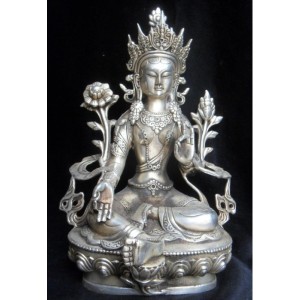 8-tibet-tibetan-silver-green-tara-goddess-statue-zmsx2063